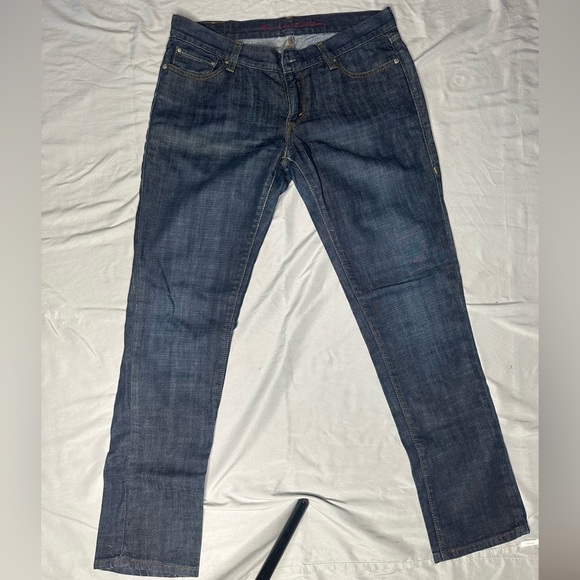 Levi's Dark Indigo Straight Jeans - Picture 5 of 17